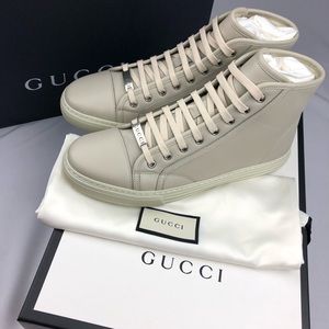 NWT Gucci Men's High Top leather Sneaker US 9.5